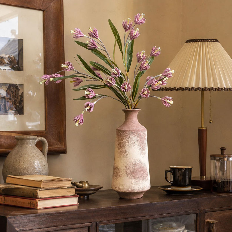 24" Artificial Magnolia Bush with 9 Blooms, Realistic Silk Floral Arrangement for Home Decor, Wedding Centerpieces, Hotel Styling