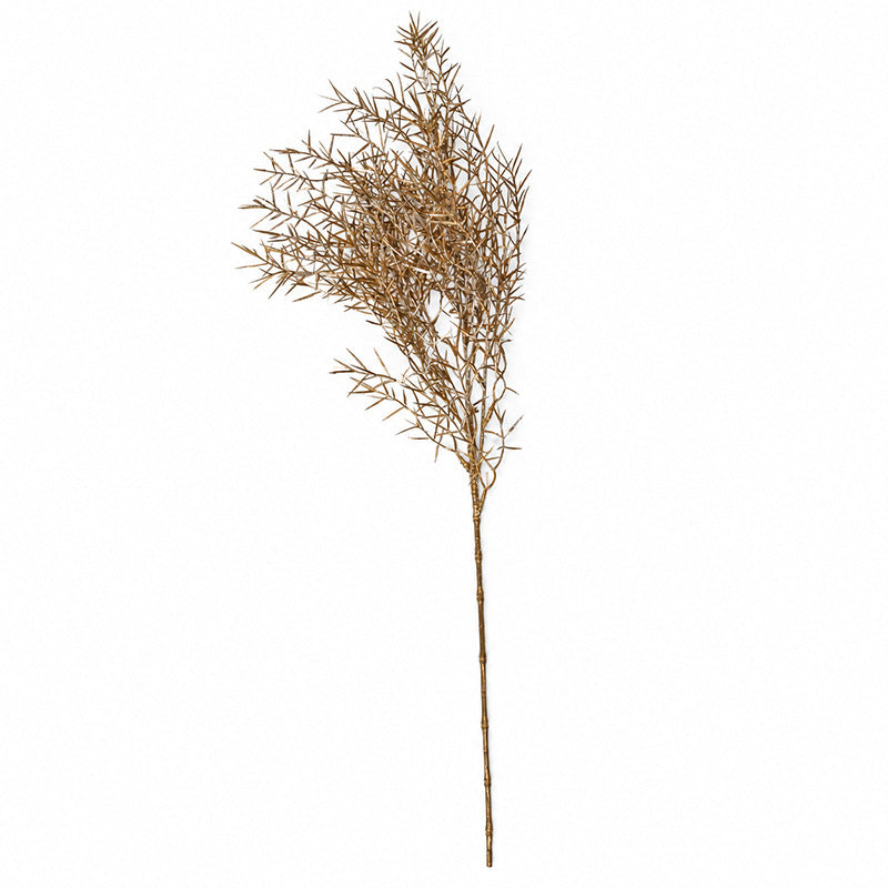 Artificial Frosted Pine Branch, 28" Single Stem, Realistic Christmas Decor, Wedding & Holiday Arrangements, Indoor Decor
