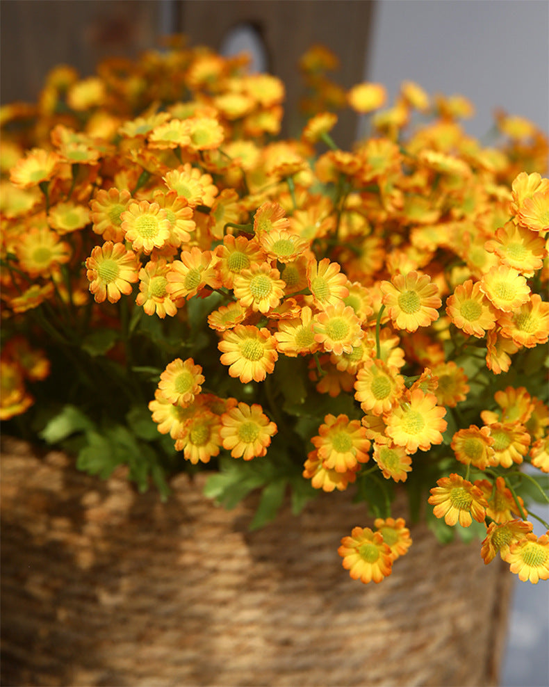 21 Inch Artificial Chamomile Flower Stems Bulk 10 Pcs Silk Wholesale