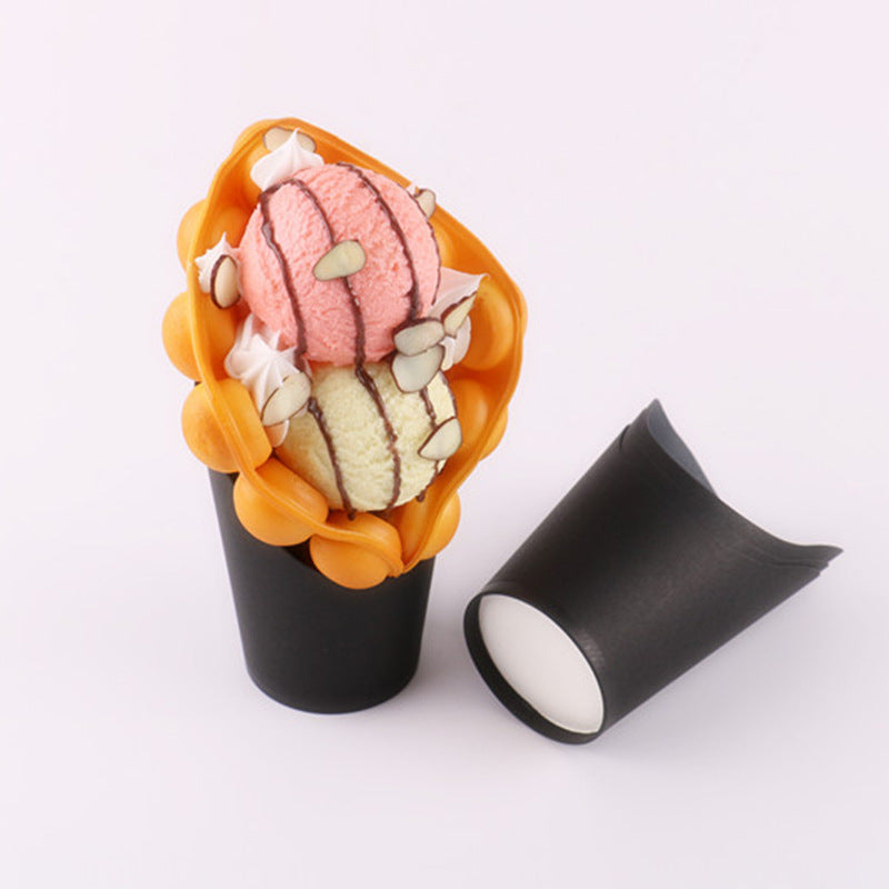 Bulk 200 Pack Disposable Snack Cups for French Fry Cone Sweets for Party Events Weddings Wholesale