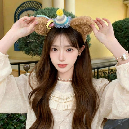 Duffy Bear Adult Birthday Headband - Cute Party & Facial Wash Hair Hoop