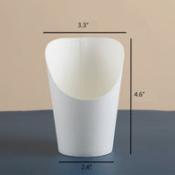 Bulk 200 Pack Disposable Snack Cups for French Fry Cone Sweets for Party Events Weddings Wholesale