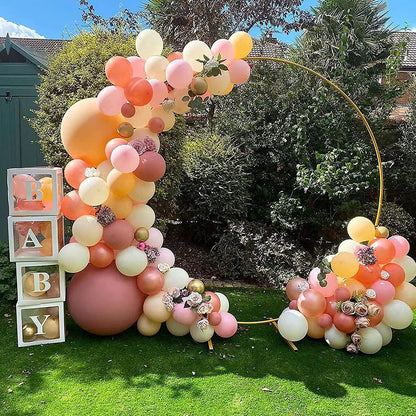 Bulk Balloon Arch Kit 2025 New Heavy-Duty Metal Frame with Secure Base for Wedding Reception & Baby Shower Decor Wholesale