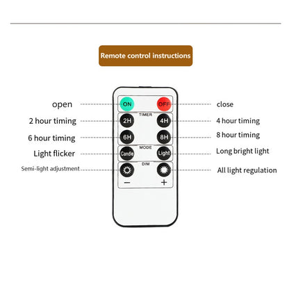 Bulk 3D Led Flameless Taper Candles With Remote Long Candles Lamp For Valentine's Day Wedding Table Decor Wholesale