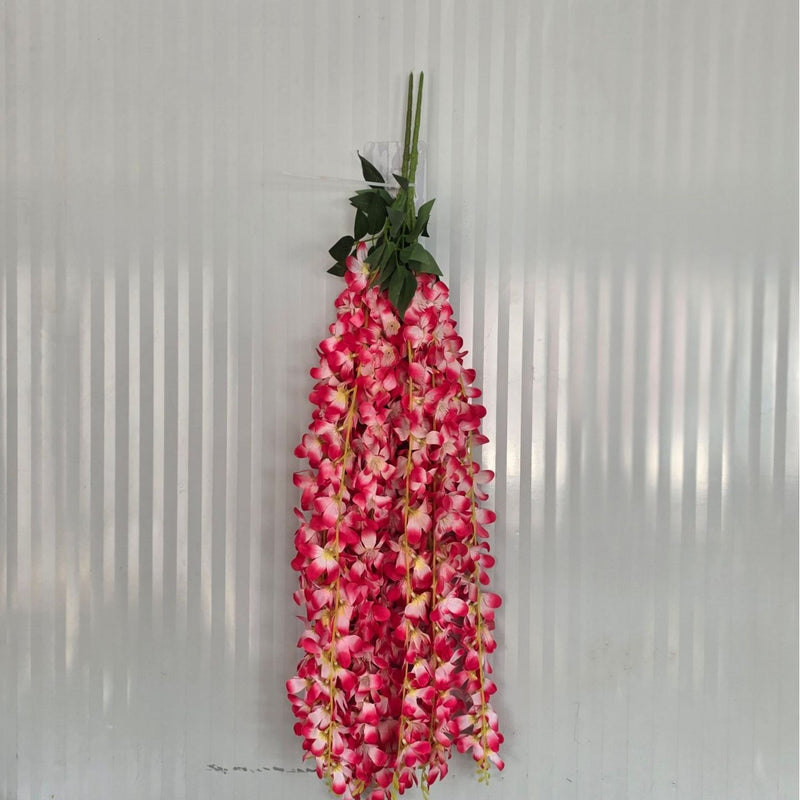 Artificial Wisteria Vine Garland, 33 Inches, Plastic, Indoor/Outdoor Decor for Weddings, Homes, and Events