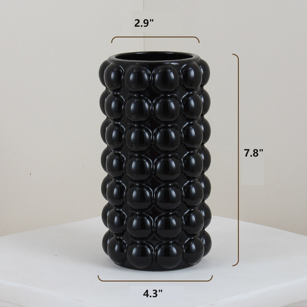 Bulk Set of 2 Modern Boho Ceramic Vase Decor for Living Room Bedroom Bookshelf Mantel Fireplace Coffee Table Wholesale