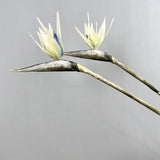 Real Touch Bird of Paradise Artificial Flower - 33" Tall Faux Strelitzia for Home Decor Wedding Photo Prop