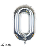 Bulk 32 Inch Foil Number Balloon for Birthday Party Decoration Graduation Celebration Holiday Accessory Decor Wholesale