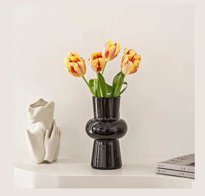 Bulk 7.8" Glass Vase Modern Hydroponic Vases for Centerpiece Wedding Office Home Wholesale