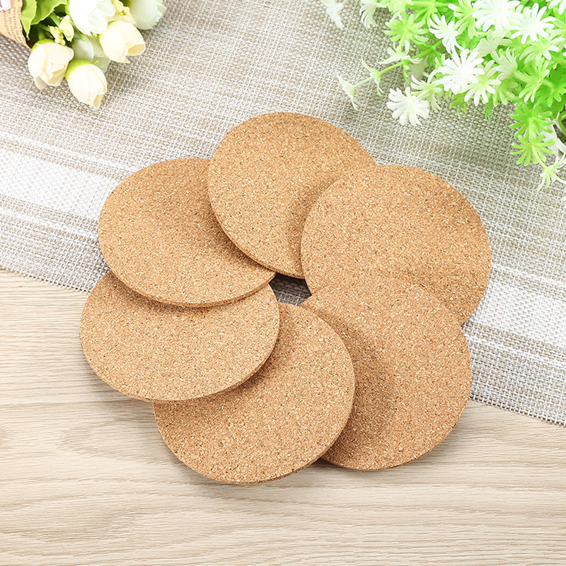 Bulk 2 Pack Round Cork Trivets Heat Resistant Placemat Coasters for Hot Dishes Hot Drinks Wholesale