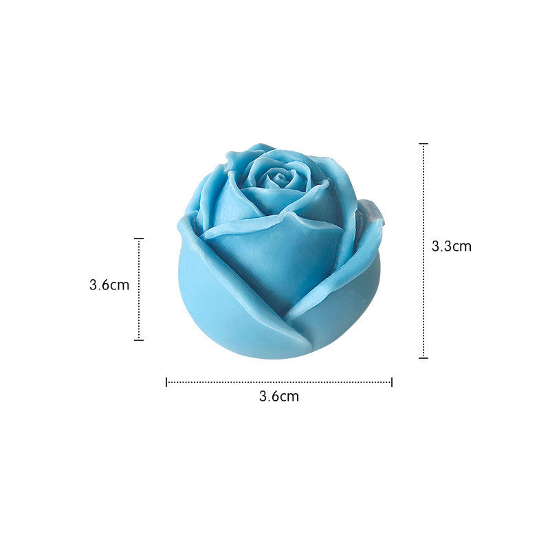 Handmade Rose Shaped Scented Candles - Valentine's Day Gifts & Photo Props (2 Sizes: 1.5"/3")