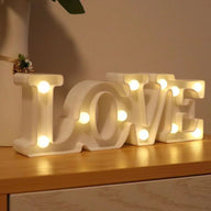 Bulk 8 Inch 3D Light Up Letters Set with LED for Valentine's Day Baby Shower Wedding Decoration Wholesale