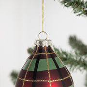 Christmas Glass Ball Ornaments 12 Pcs Glitter Painted Drop Balls Holiday Party Decorations