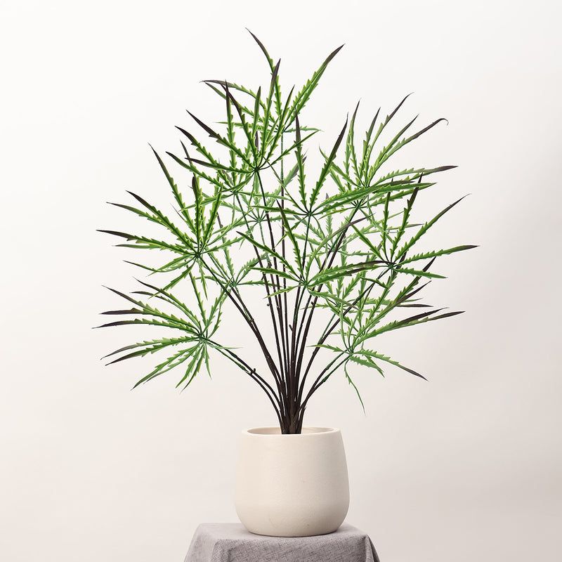 Artificial Aralia (False Aralia) Plant Bush, Tropical Faux Greenery, Nordic Style for Home, Office & Window Displays