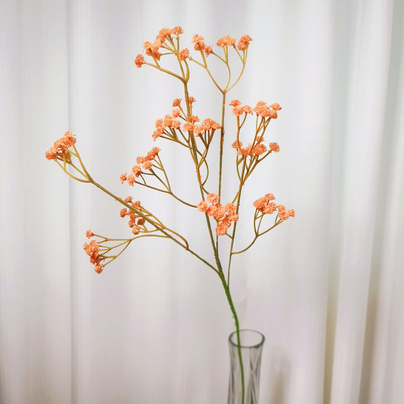 23.6 Inch Baby's Breath Artificial Flowers 10 Pcs Real Touch Silk Stems for Crafts DIY Wedding Party Home Garden Office