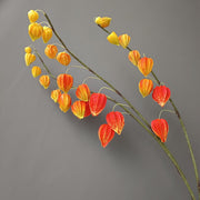 39 Inch Extra Tall Groundberry Cape Gooseberry Artificial Stems Branches Bulk Fall Decor