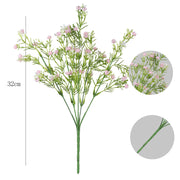 Artificial Gypsophila Flowers Bulk 10 Pcs UV Resistant Outdoor Silk Bush