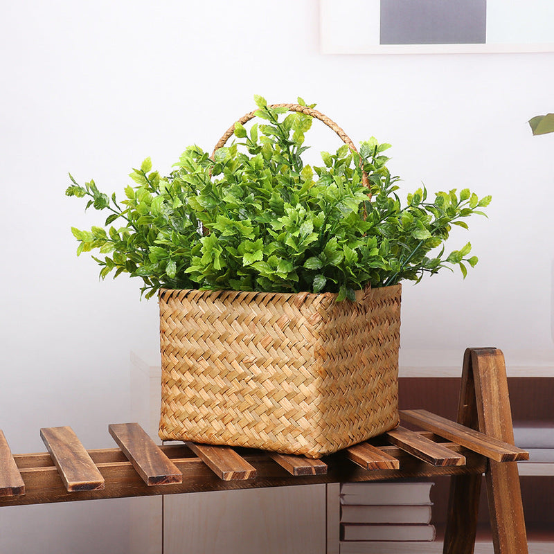 100 Pcs Artificial Greenery Bushes UV Resistant Outdoor Plants Bulk Wholesale