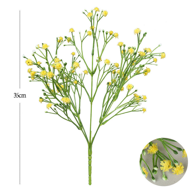 12 Inch Artificial Baby’s Breath Flowers Bush, UV Resistant, Outdoor, Bulk Quantity