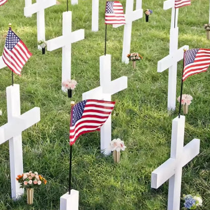 Outdoor Plastic Flower Vase for Cemetery & Garden - Lawn Grave Flower Holder, 3 Sizes Available