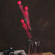 30 Pcs 21 Inch Artificial PE Rose Feather Bouquet for Wedding Flower Arrangements