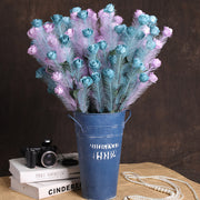 30 Pcs 21 Inch Artificial PE Rose Feather Bouquet for Wedding Flower Arrangements