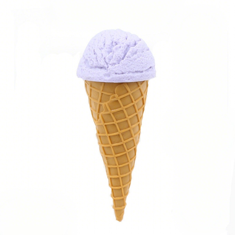 5.7" Height x 5.54" Width PVC Simulated Ice Cream - Realistic Cold Drink Dessert Model, Decorative Fake Food Prop for Home/Shop Display, Photography Props