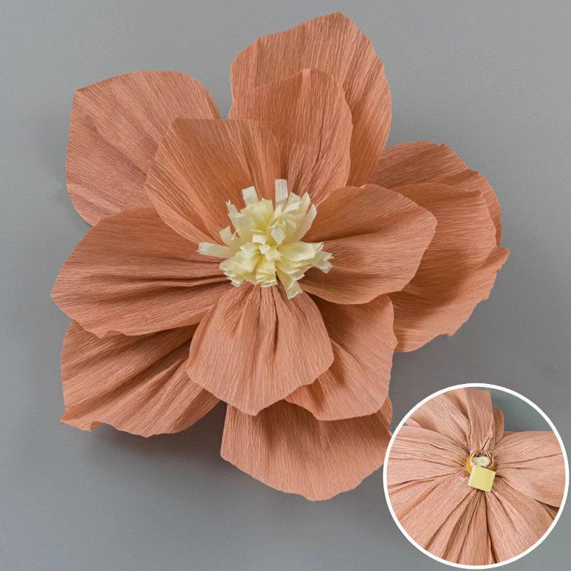 10 Pcs Artificial Paper Flowers 3D Tissue Paper Wall Decor for Wedding Party Bulk