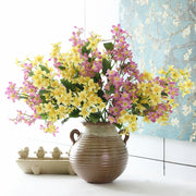 10 Pcs Artificial Vernicia Fordii Flower Branches Spray with Leaves, Spring Silk Plant, Bulk Wholesale