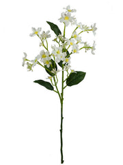 10 Pcs Artificial Vernicia Fordii Flower Branches Spray with Leaves, Spring Silk Plant, Bulk Wholesale