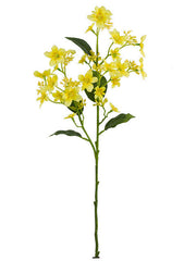10 Pcs Artificial Vernicia Fordii Flower Branches Spray with Leaves, Spring Silk Plant, Bulk Wholesale