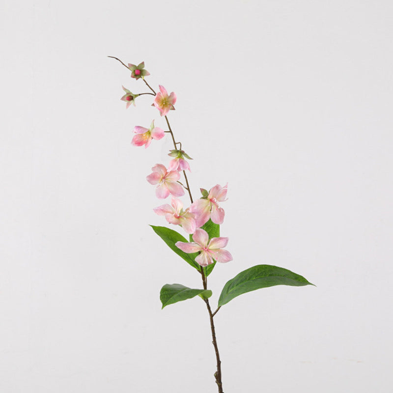 31.5 Inch Artificial Clerodendrum Stem 1 Pc Extra Blossom Real Touch Spring Flower