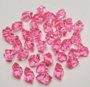 250 Pcs Crystal Vase Filler Ice Cubes Bulk Clear Acrylic Decorative Fillers for Arrangements
