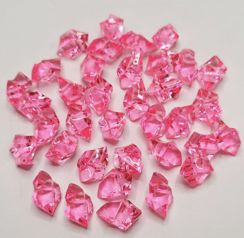 250 Pcs Crystal Vase Filler Ice Cubes Bulk Clear Acrylic Decorative Fillers for Arrangements