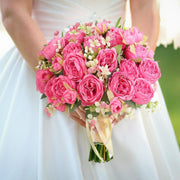 4 Packs 12 Inch Artificial Peony Bush Stems Bulk Silk Flower Bouquet
