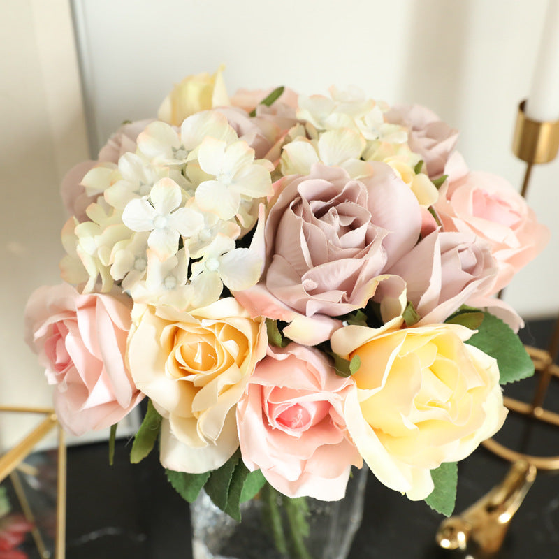 11 Inch Artificial Peony Bouquet 10 Stems Silk Flowers for Wedding Centerpieces