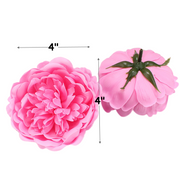 9 Pcs Large Artificial Peony Soap Flower Heads Bulk Gift Box for Women Mom