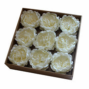9 Pcs Large Artificial Peony Soap Flower Heads Bulk Gift Box for Women Mom