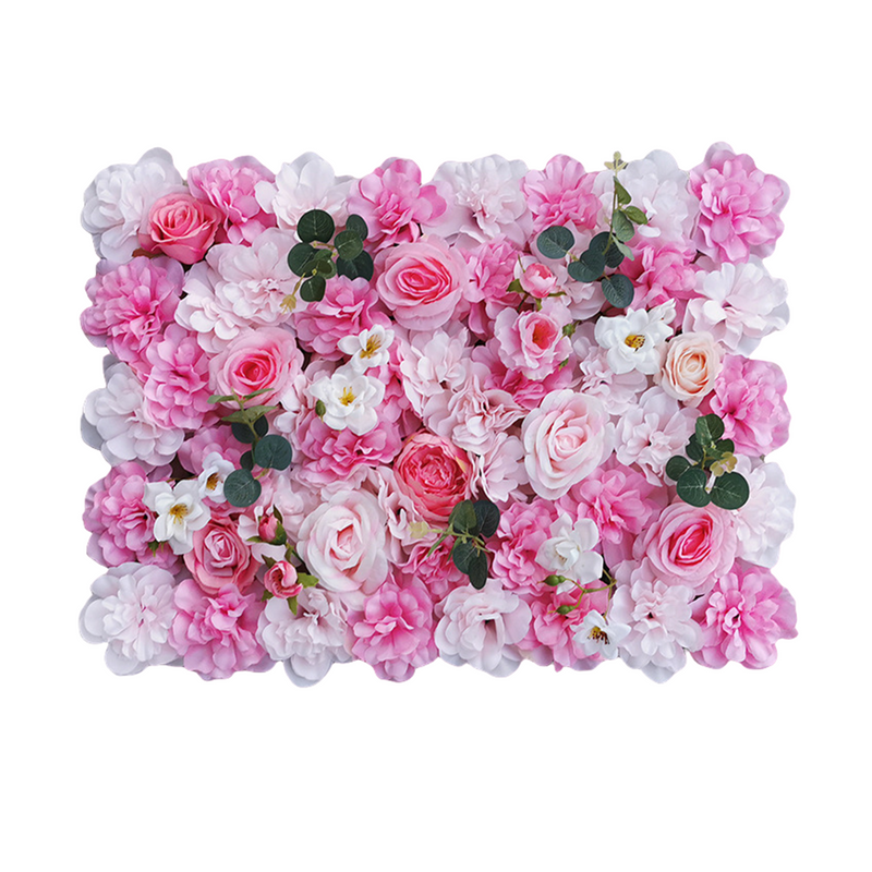 24 x 17 Inch Bulk 3D Silk Rose Peony Flower Wall Panels, Artificial Floral Wall Decor, Wholesale Quantity