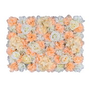 24 x 17 Inch Bulk 3D Silk Rose Peony Flower Wall Panels, Artificial Floral Wall Decor, Wholesale Quantity