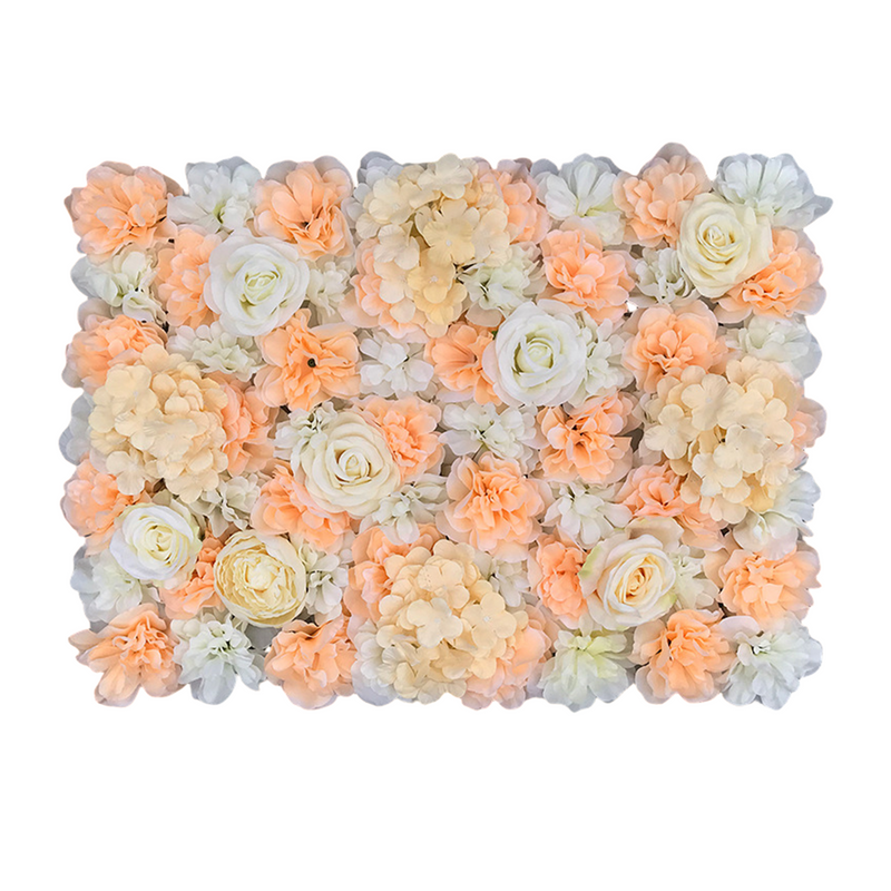 24 x 17 Inch Bulk 3D Silk Rose Peony Flower Wall Panels, Artificial Floral Wall Decor, Wholesale Quantity