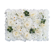 24 x 17 Inch Bulk 3D Silk Rose Peony Flower Wall Panels, Artificial Floral Wall Decor, Wholesale Quantity
