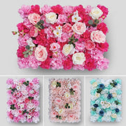 24 x 17 Inch Bulk 3D Silk Rose Peony Flower Wall Panels, Artificial Floral Wall Decor, Wholesale Quantity