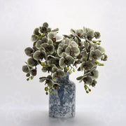 27 Inch Phalaenopsis Moth Orchid Stems, 10 Pcs, Real Touch Artificial Flowers, Retro Style