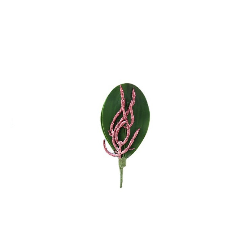 Artificial Phalaenopsis Orchid Leaves 10 Pcs Real Touch Latex Bulk Wholesale