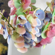Gradient Plastic Phalaenopsis Orchid Stems, 10 Pcs Artificial Flowers, Bulk Wholesale