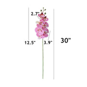 2 Pcs 30 Inch Artificial Phalaenopsis Orchid Spray for Wedding Party Centerpieces