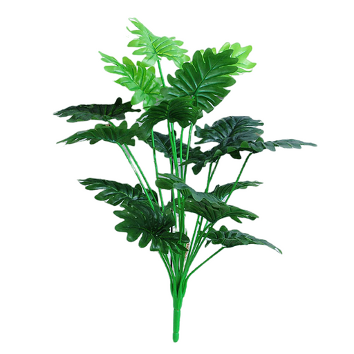 25 Inch Artificial Tropical Plant Leaves Greenery Bush 1 Pc Silk Leaf for Home Wedding Party Decor