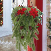 2 Pcs Artificial Pine Garland for Christmas Crafts Hanging Decoration