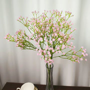23.6 Inch Baby's Breath Artificial Flowers 10 Pcs Real Touch Silk Stems for Crafts DIY Wedding Party Home Garden Office